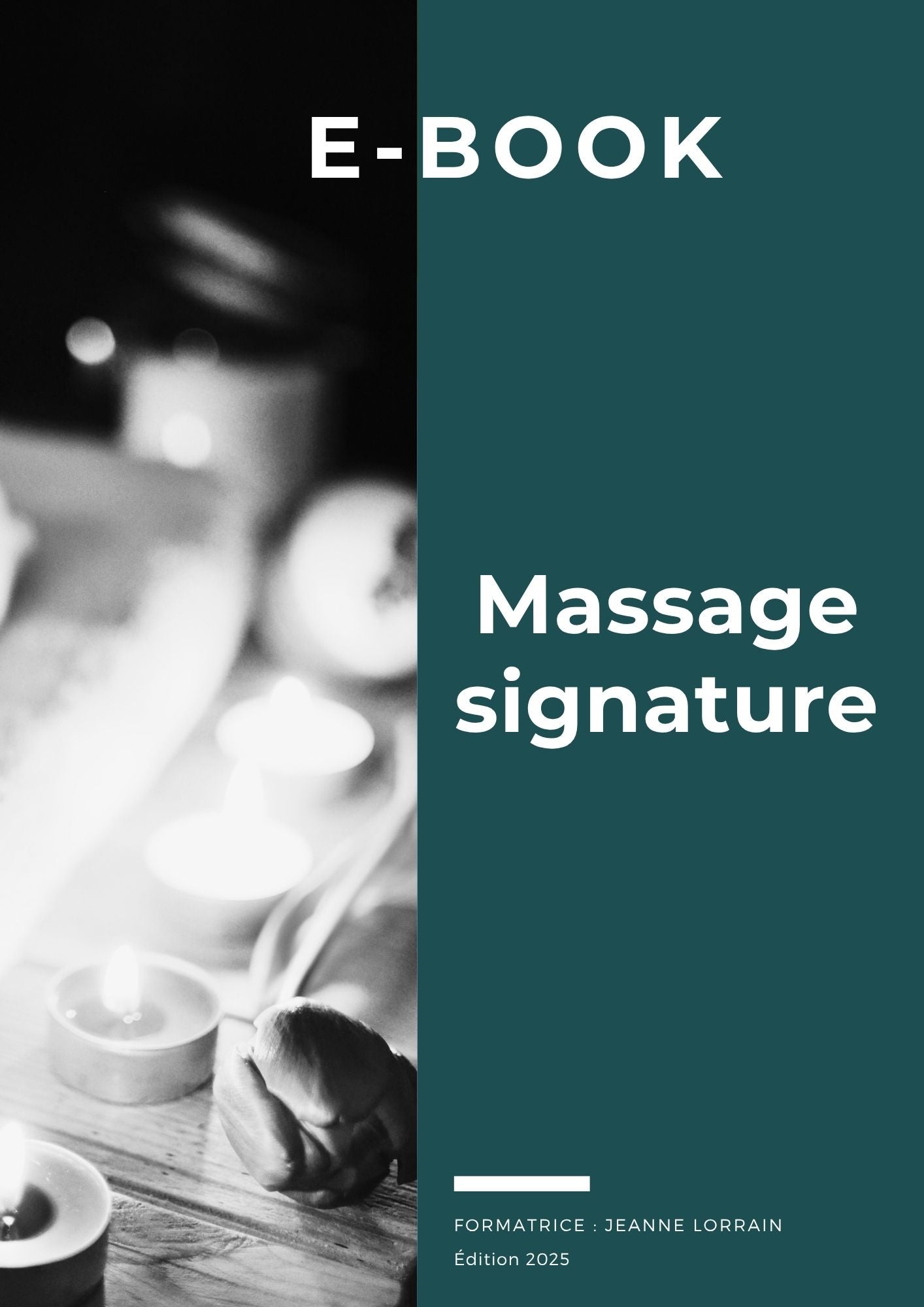 E-book massage signature
